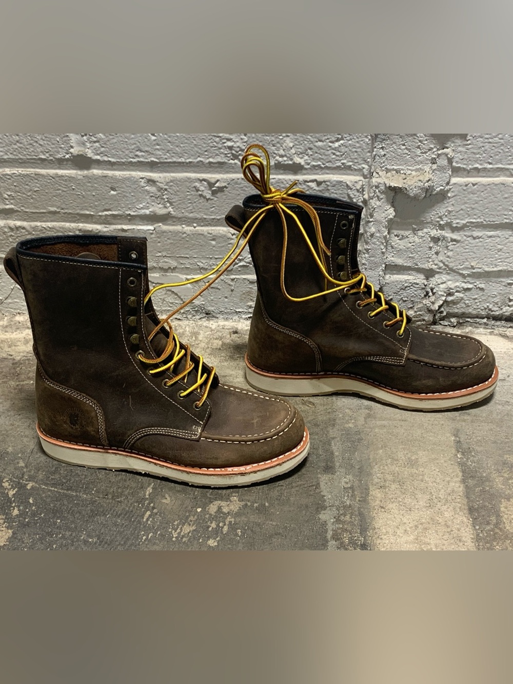 NWOB Rock Rooster Mantua 8” MENS Soft Toe Work Boots - 11.5 MENS - Picture 15 of 16